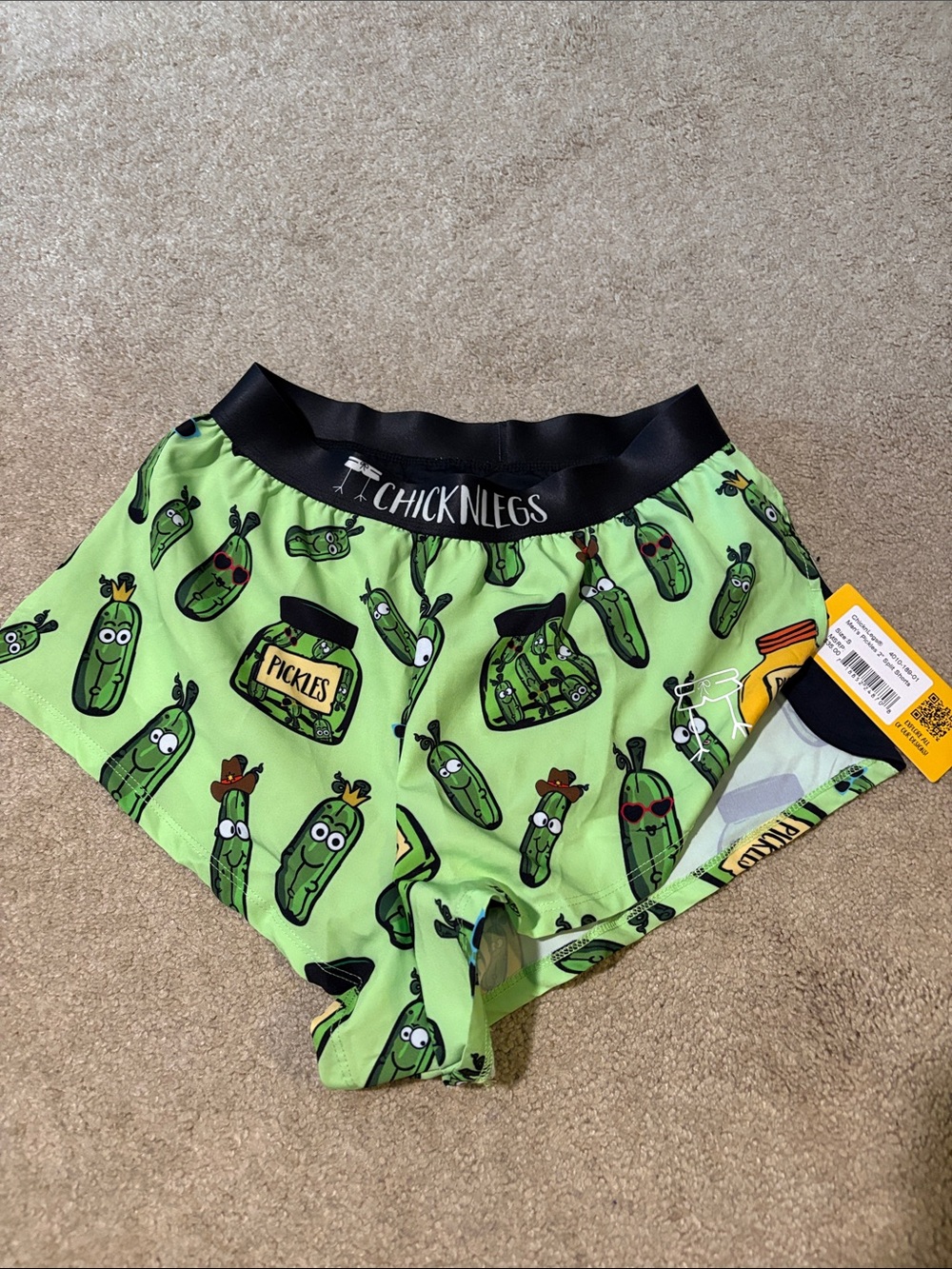 Men’s chicken legs running shorts